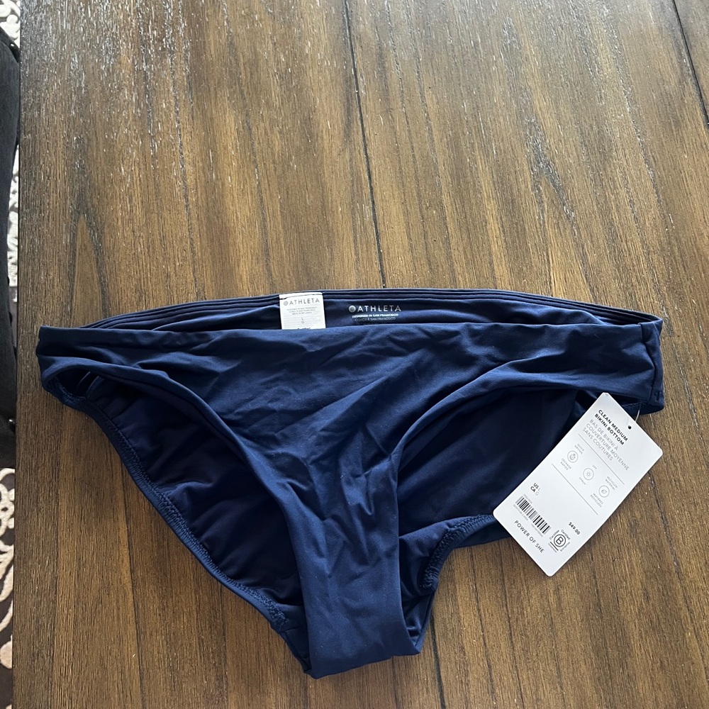 Athleta Deep Blue Swim Bottom